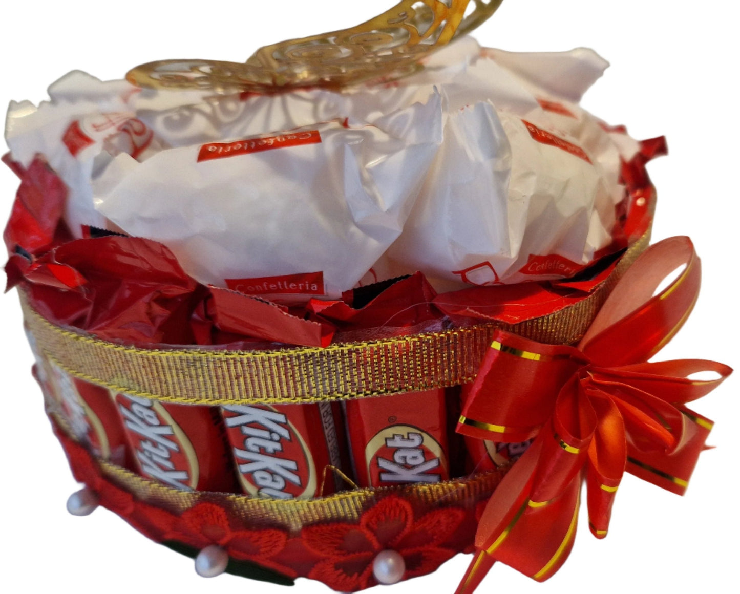 Chocolate Gift KitKat and Rafaello small size 15cm