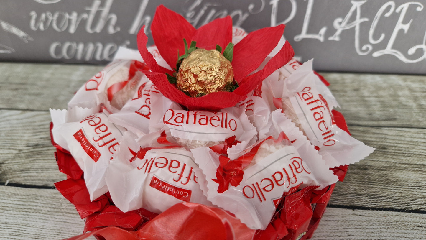Chocolate Gift KitKat and Rafaello midium size 19cm