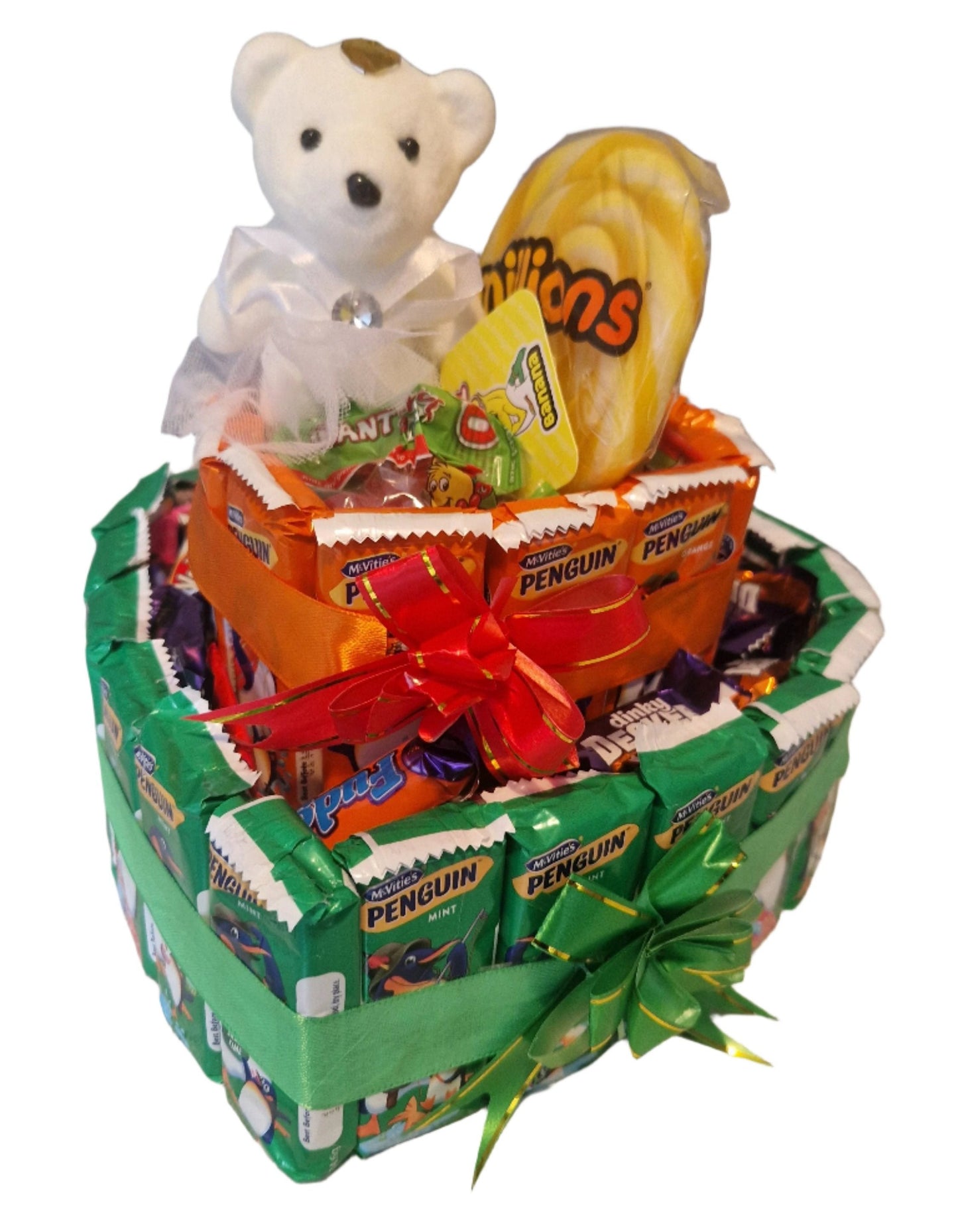 Chocolate Gift Penguin and white bear big sweet gift
