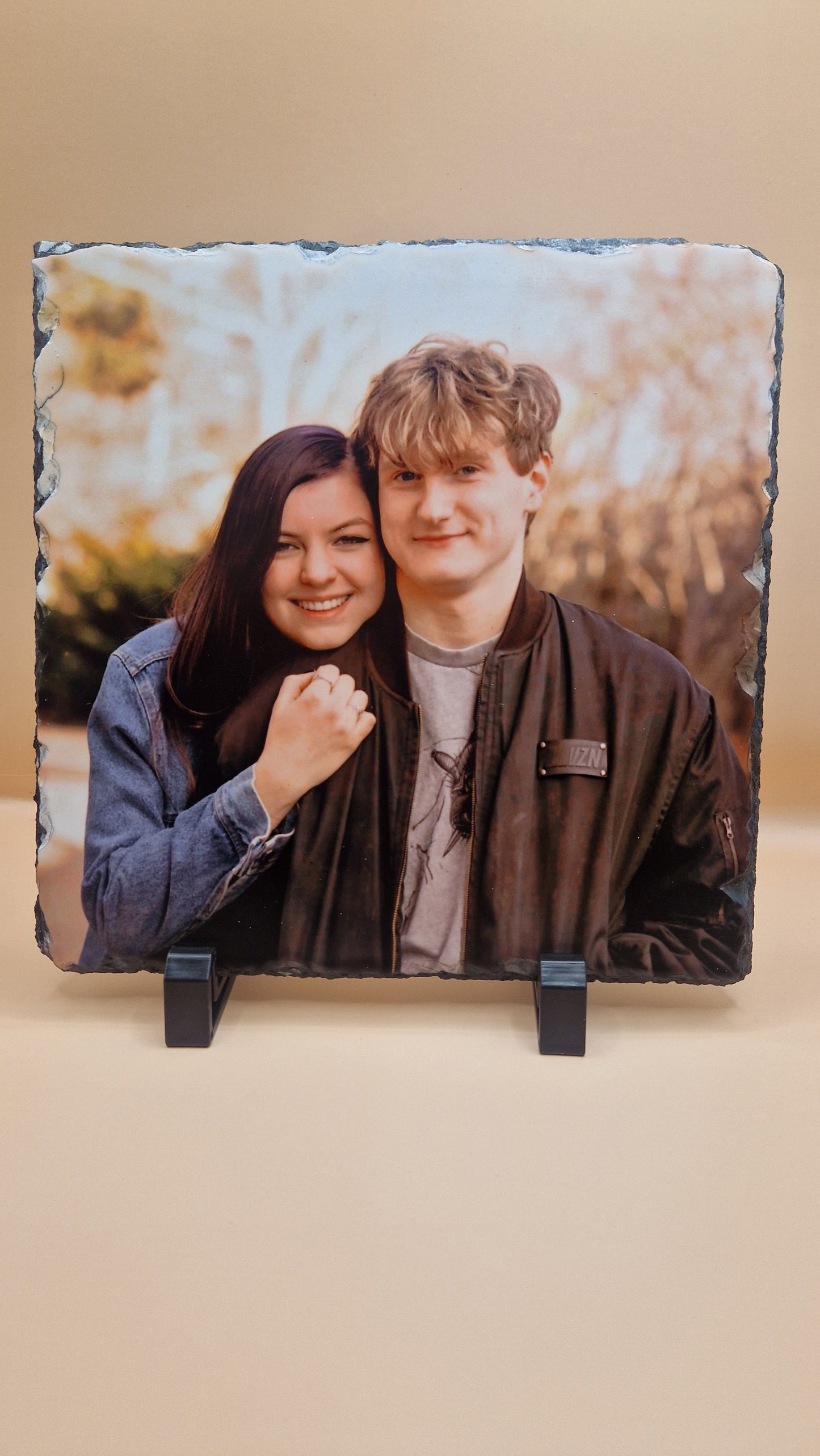 MATT Photo Slate - Square 14cm x 14cm your photo