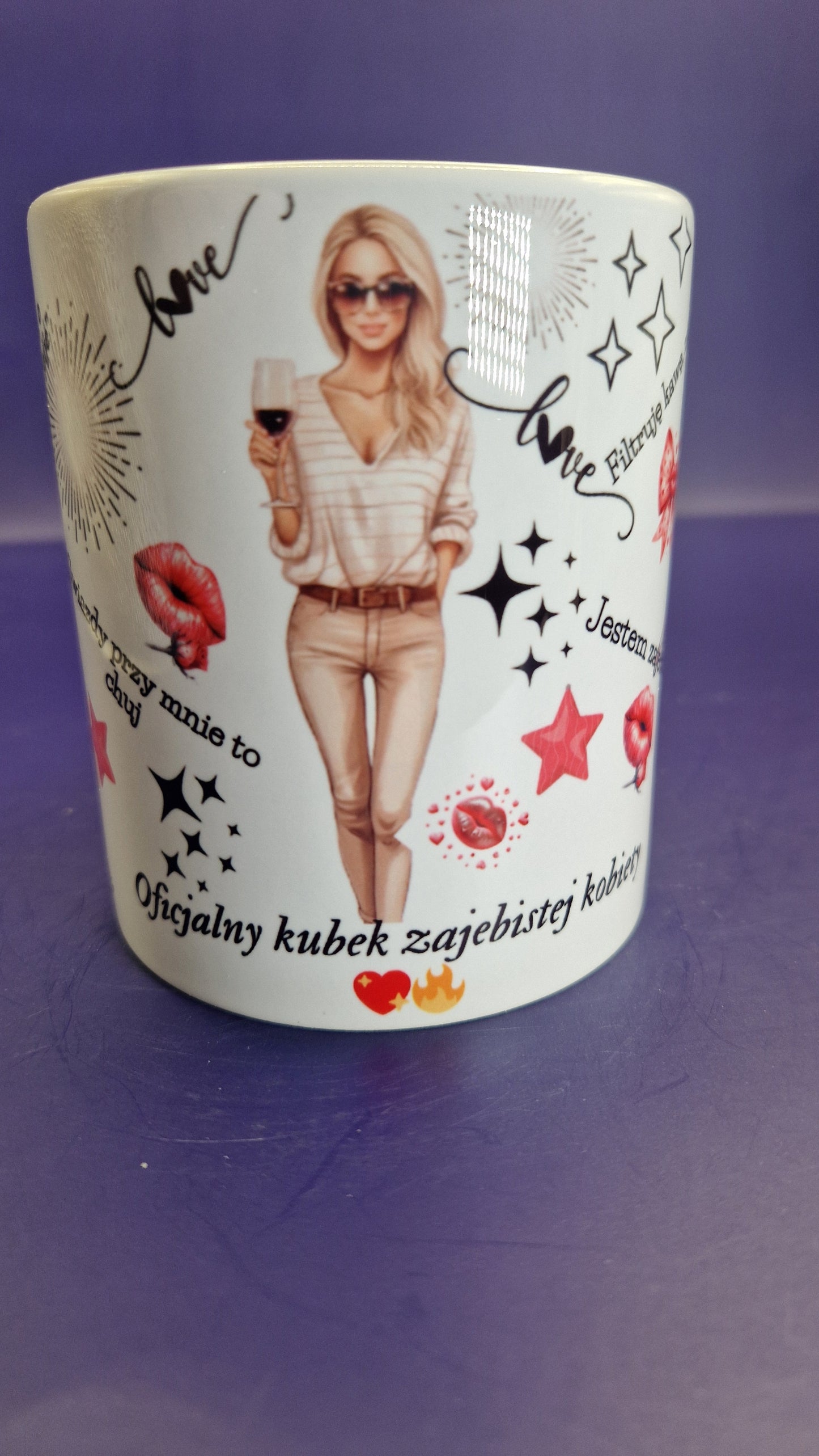 Oficjalny Kubek Zajebistej Kobiety (Blondi) - Mug 11 oz mug sublimation