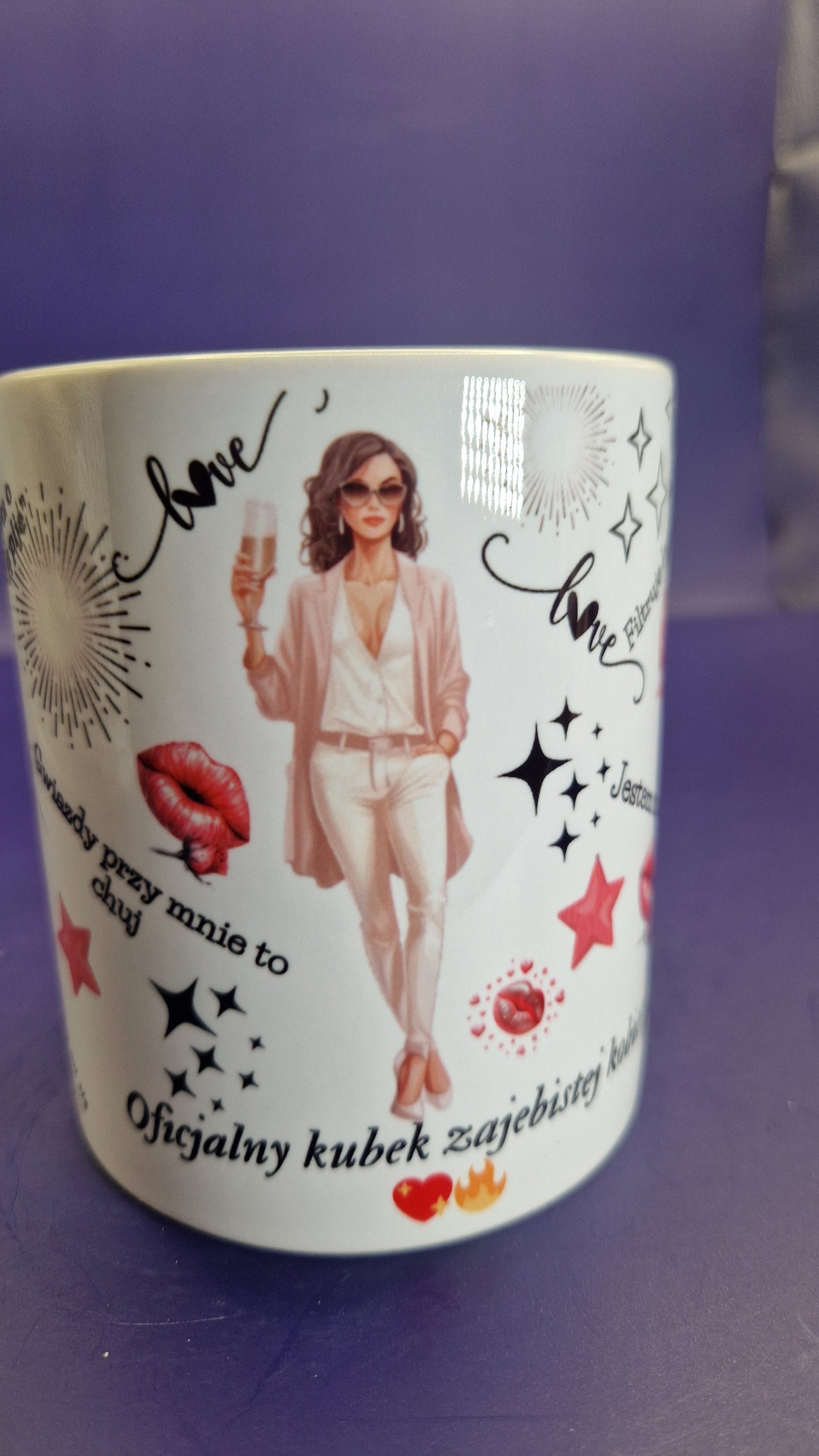 Oficjalny Kubek Zajebistej Kobiety (Brunetka) - Mug 11 oz mug sublimation