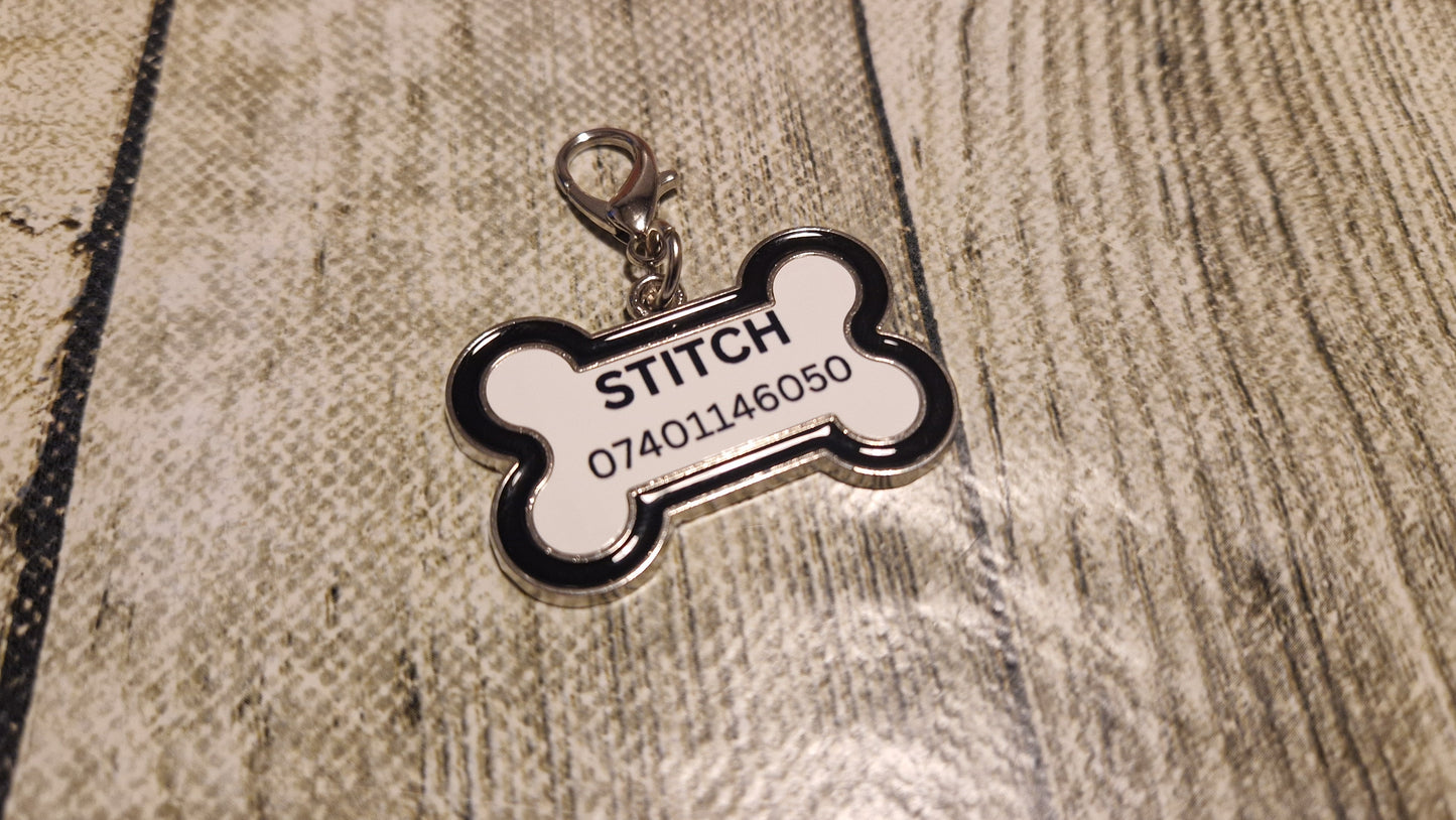 🐾✨ Personalized Cat & Dog Tags – Style & Safety in One! ✨🐾Bone Shaped Dog Tag