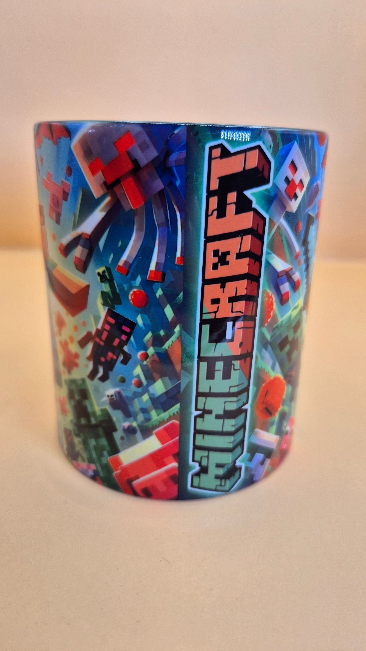 Minecraft-Themed Mugs โ 20 Full-Color Designs! 11 oz sublimation mugs