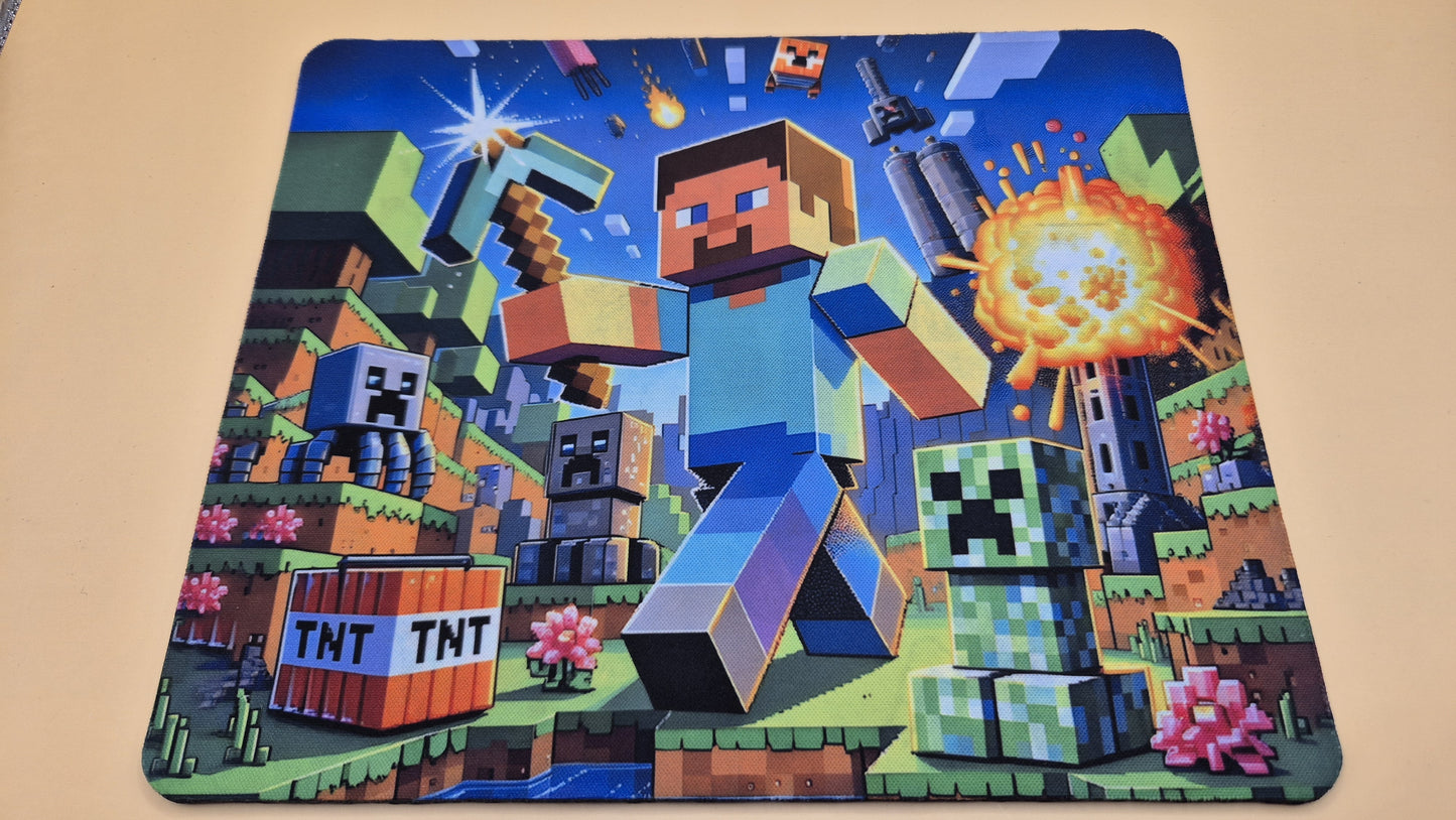 20 Game Minecraft Characters mouse Pads, muse mat ā Straight & Taper Designs