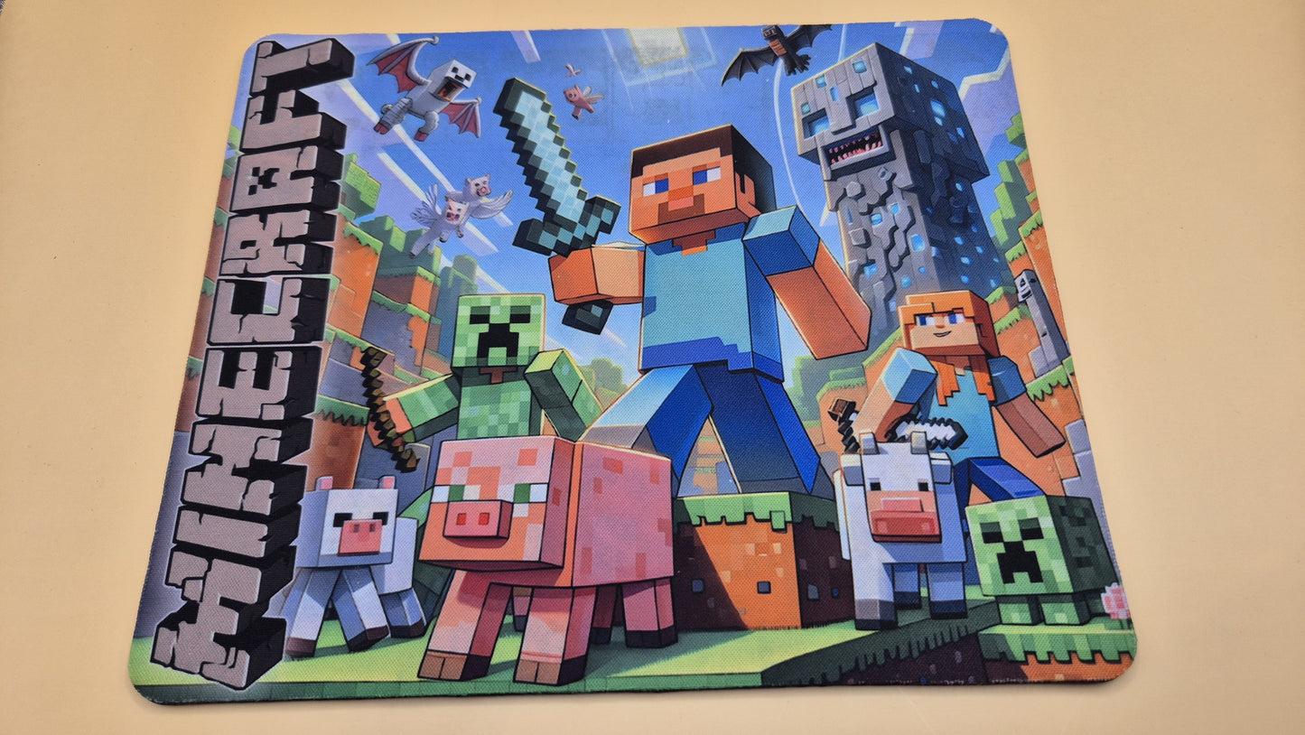 20 Game Minecraft Characters mouse Pads, muse mat ā Straight & Taper Designs