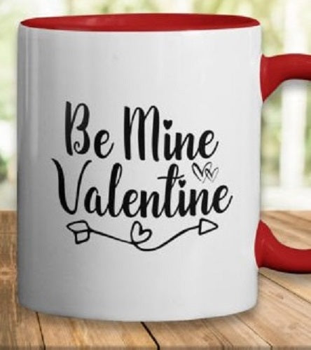 Happy Valentine's Day Mug Wrap , 11oz mug, dishwasher safe