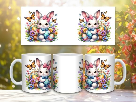 Easter Rabbit , Funny MUG + coaster , dishwasher safe dishwasher safe 11 oz mug