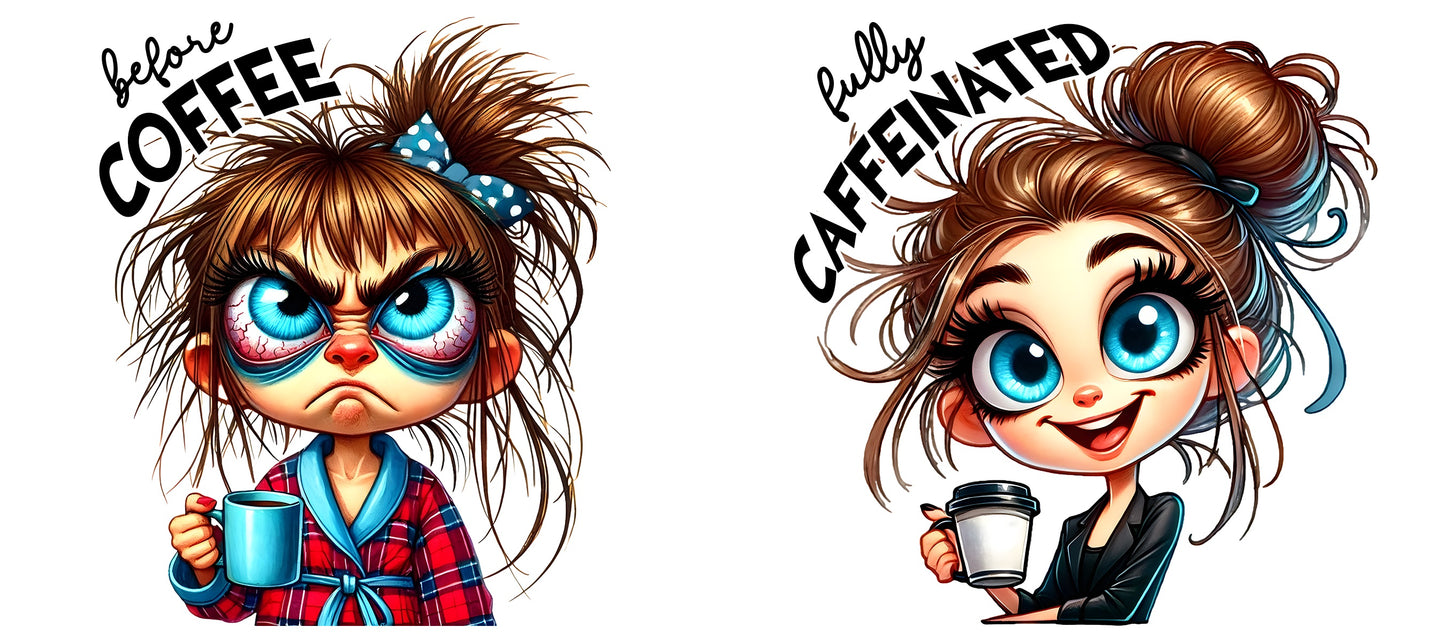 Sarcastic Coffee Mug – Funny Sublimation Wrap | Customizable with Name