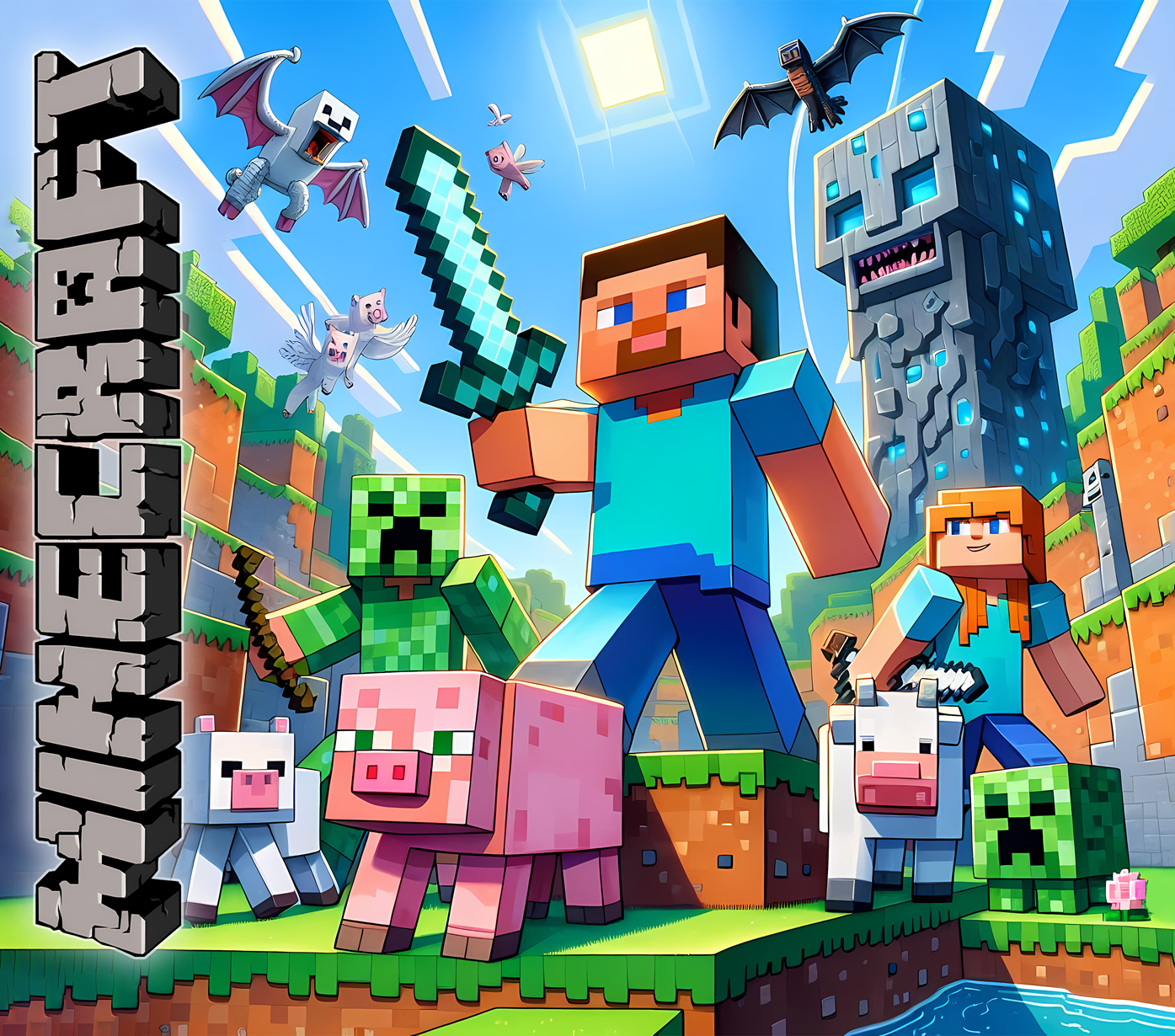 20 Game Minecraft Characters mouse Pads, muse mat ā Straight & Taper Designs