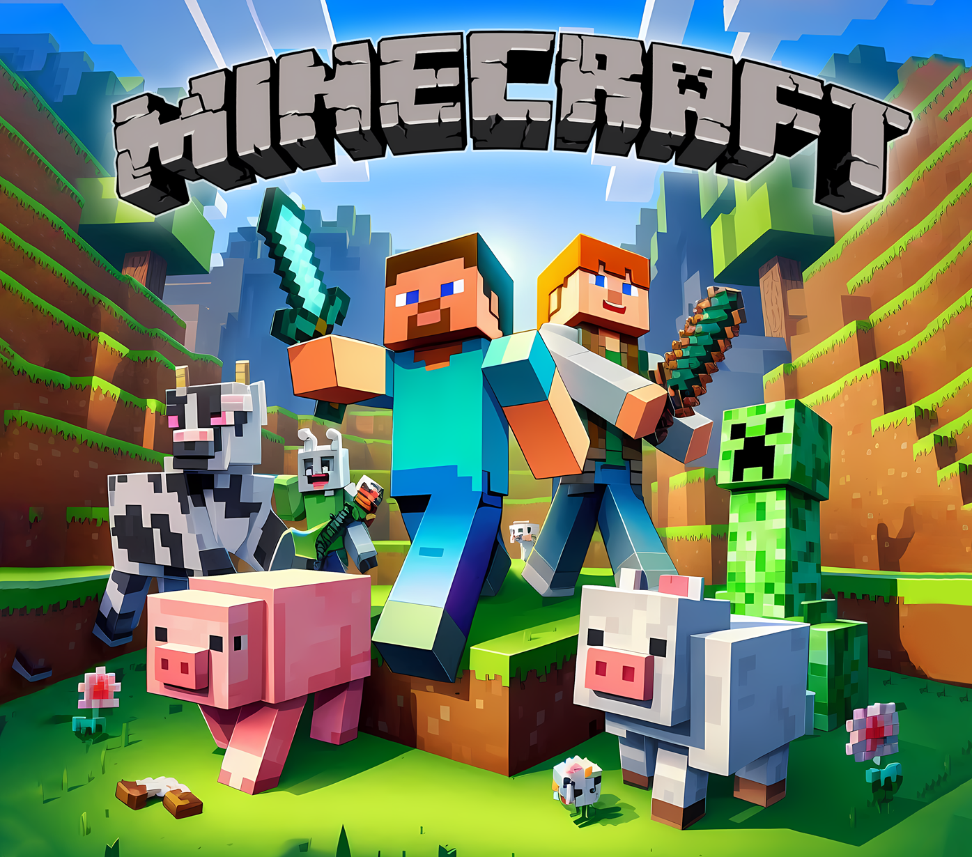 20 Game Minecraft Characters mouse Pads, muse mat ā Straight & Taper Designs