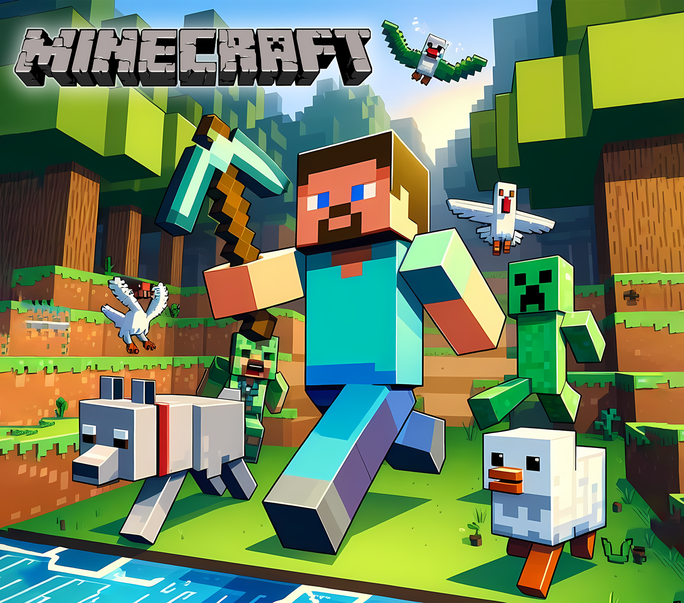 20 Game Minecraft Characters mouse Pads, muse mat ā Straight & Taper Designs