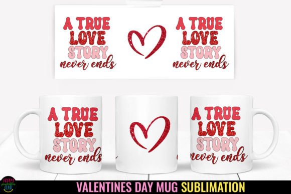 Happy Valentine's Day Mug Wrap , 11oz mug, dishwasher safe