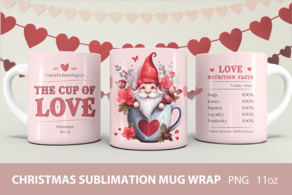 Happy Valentine's Day Mug Wrap , 11oz mug, dishwasher safe (Copy)