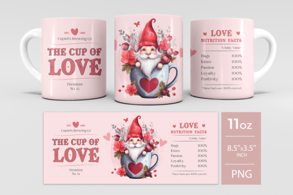 Happy Valentine's Day Mug Wrap , 11oz mug, dishwasher safe (Copy)