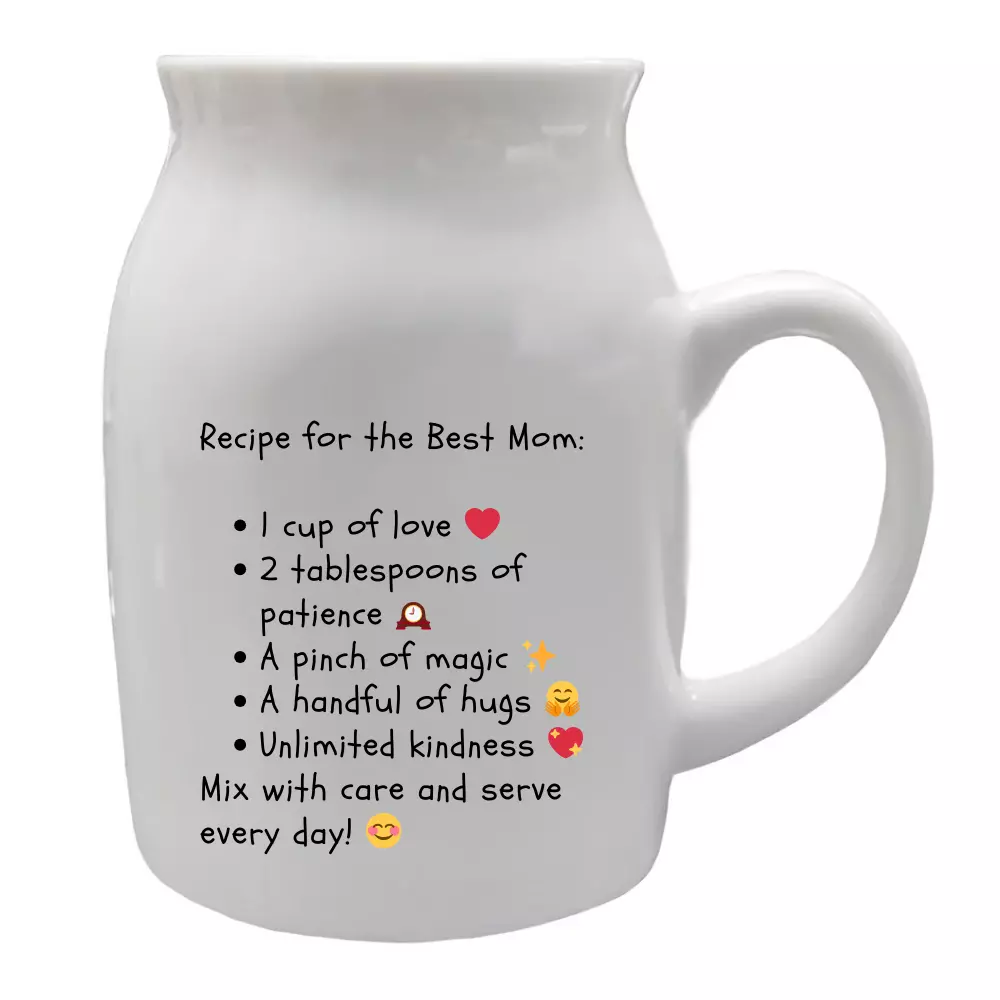 Ceramic milk jug 300ml, the perfect gift for Mother's Day