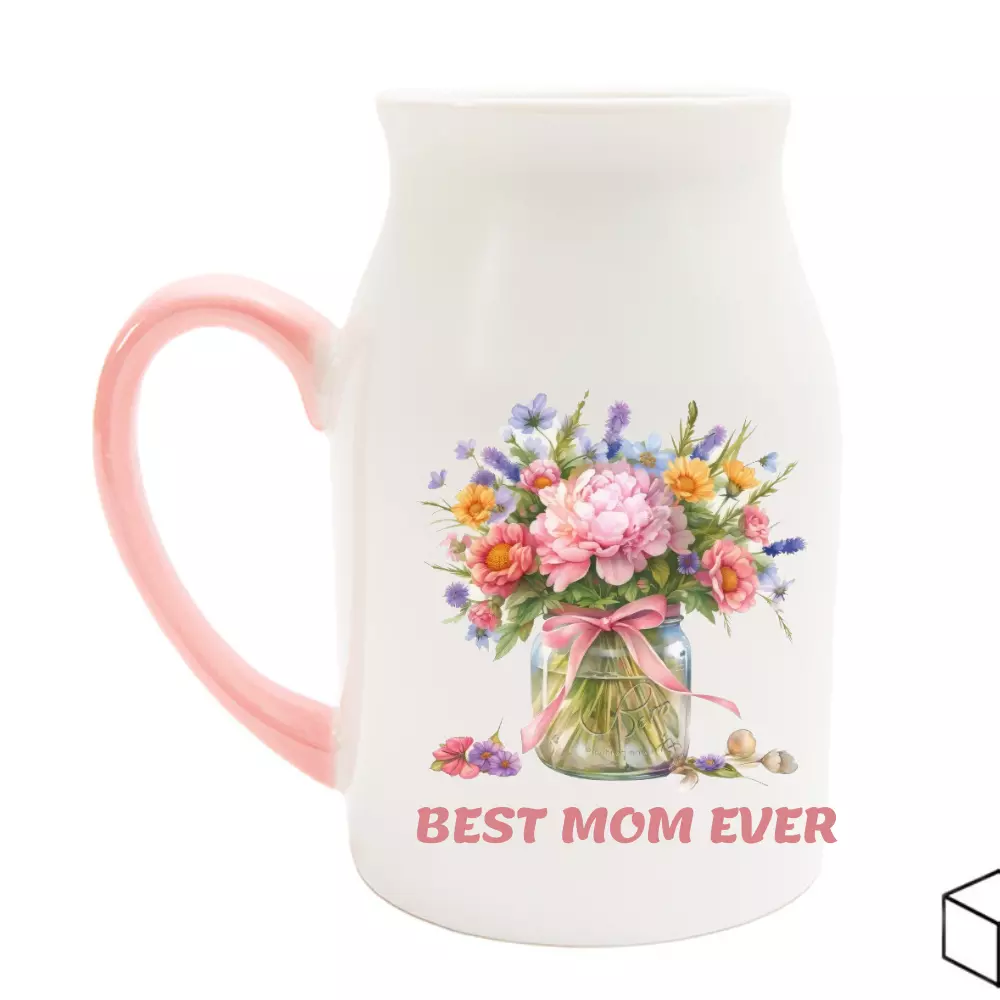 Personalised Ceramic milk jug 450ml, the perfect gift for Mother's Day