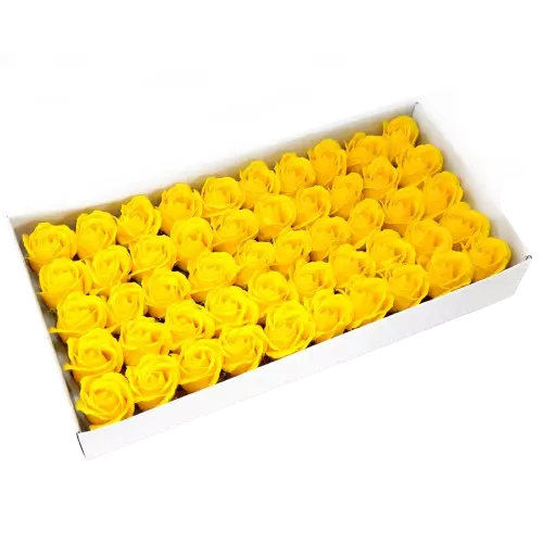 Pack of 10 Craft Soap Roses - Wedding Party Favours Table Decor Flowers Shaped