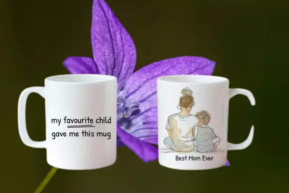 Mother's Day Ceramic Mug 11oz β Best Mom Ever Mug
