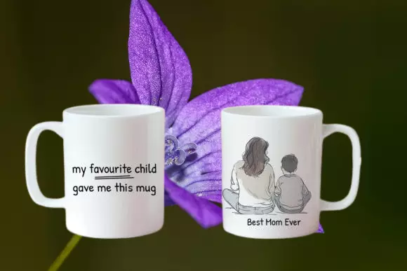 Mother's Day Ceramic Mug 11oz β Best Mom Ever Mug