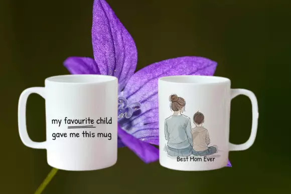 Mother's Day Ceramic Mug 11oz β Best Mom Ever Mug