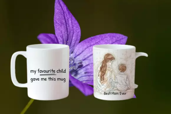 Mother's Day Ceramic Mug 11oz β Best Mom Ever Mug