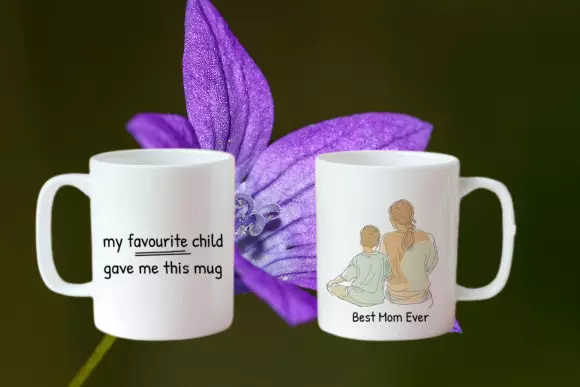 Mother's Day Ceramic Mug 11oz β Best Mom Ever Mug