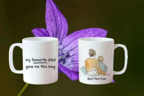 Mother's Day Ceramic Mug 11oz β Best Mom Ever Mug