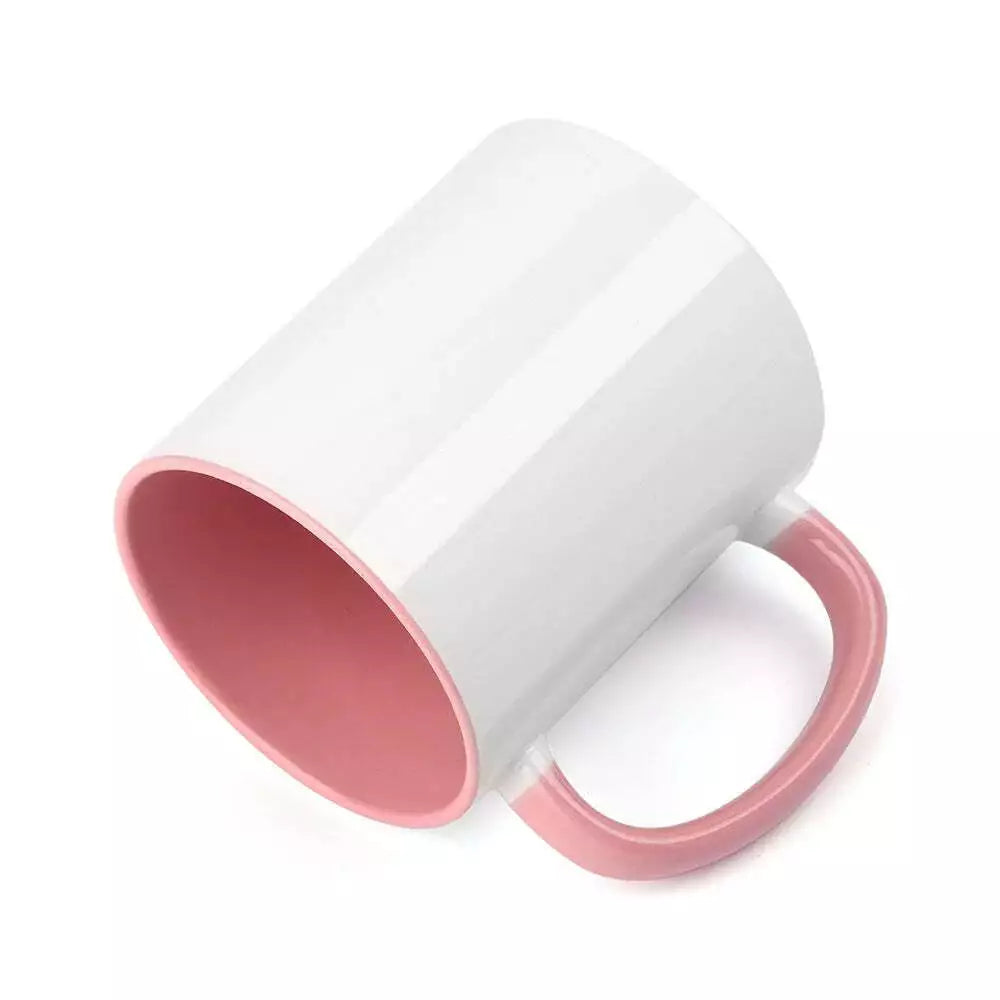 Personalized Colour Mug PINK - your picture or txt
