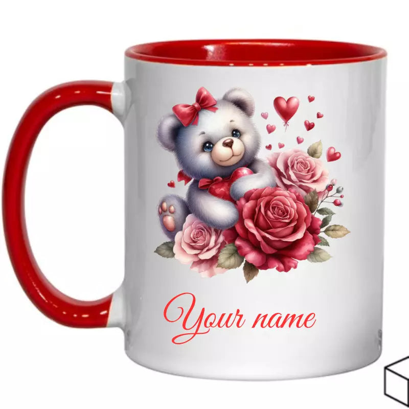 My Bear Valentine's Day Mug Sublimation/Coaster Sublimation , dishwasher safe dishwasher safe 11 oz mug
