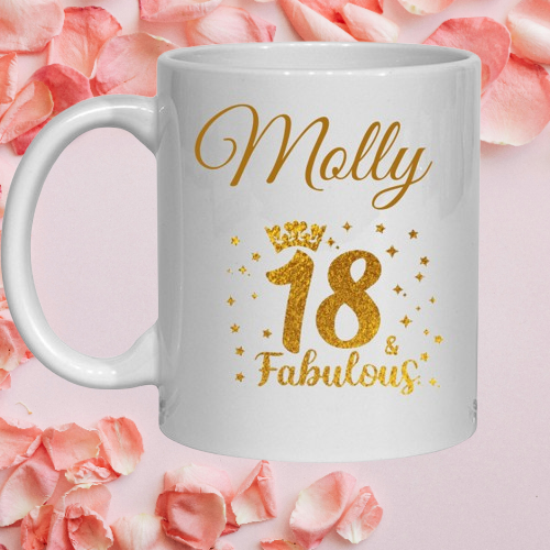 18th Birthday Day Mug Sublimation Coaster Sublimation /perfect for a gift