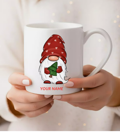 PERSONALISED CHRISTMAS Mug, Secret Santa Gift, Personalised Mug, Name Mug Gift pattern 12