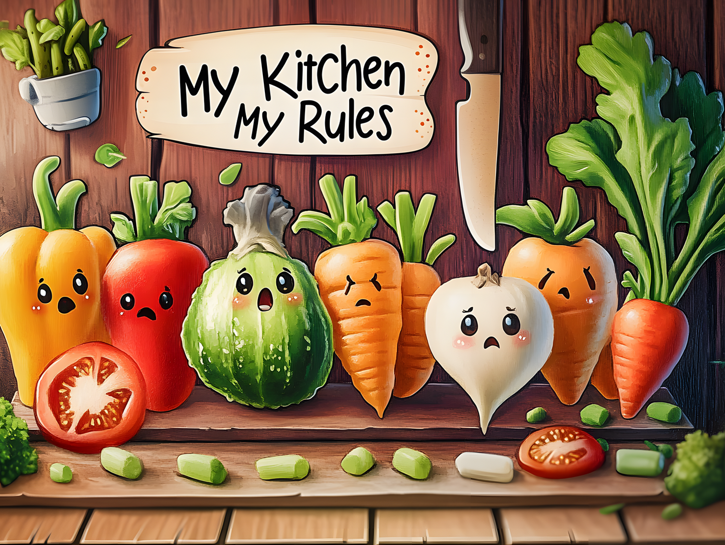 Funny Kitchen Cutting/chopping Board - 15 funny design two sizes A4 and A3 size