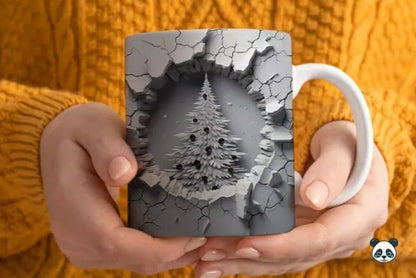 3D Christmas Mug Sublimation, Secret Santa ,christmas Gift