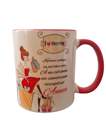 Personalized Colour  Mug orange - your picture or txt