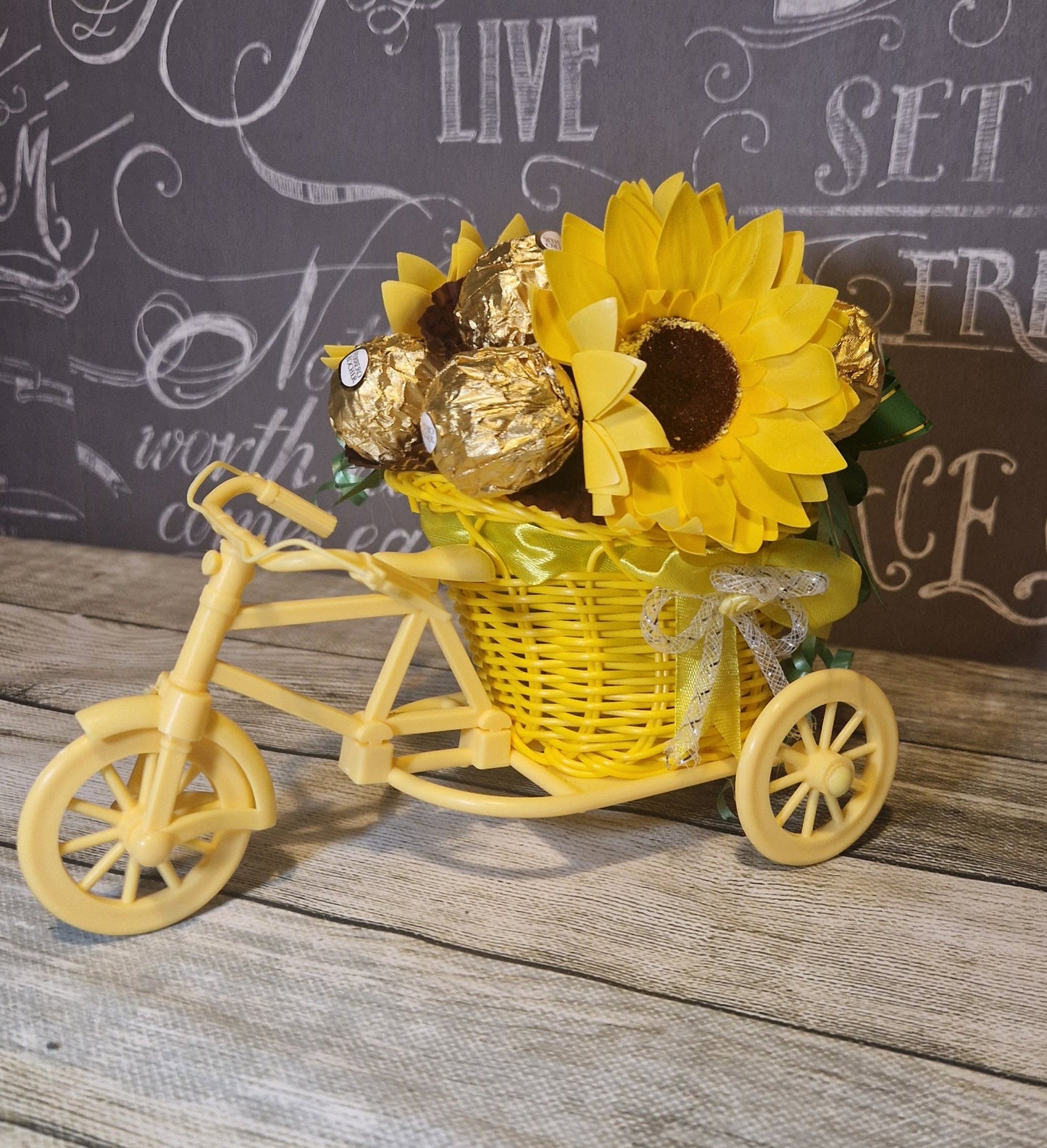 Sweet surprise bike perfect for any occasion Ferrero Rocher - Yellow