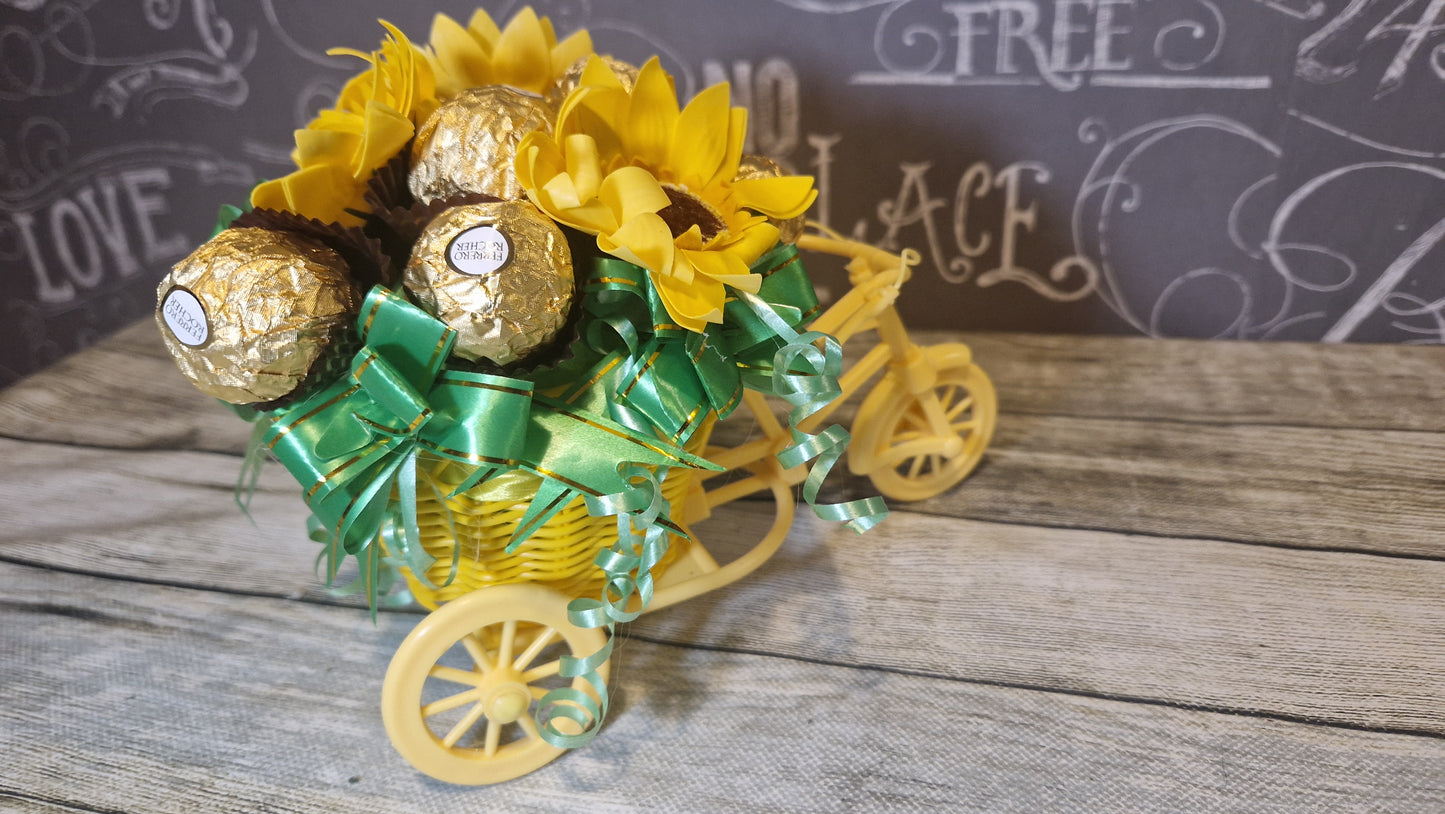 Sweet surprise bike perfect for any occasion Ferrero Rocher - Yellow