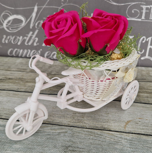 Sweet Ferrero Rocher surprise bike perfect for any occasion white