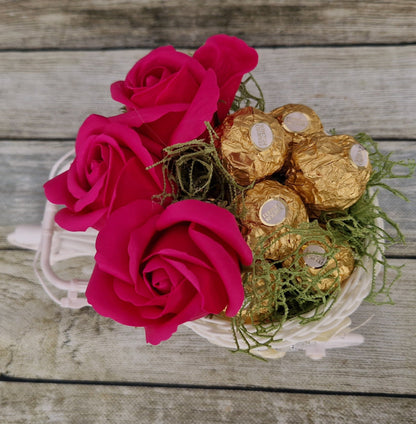 Sweet Ferrero Rocher surprise bike perfect for any occasion white