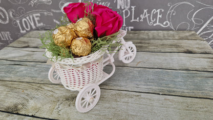 Sweet Ferrero Rocher surprise bike perfect for any occasion white