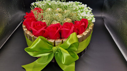 Luxury Chocolate awith Soap Flower Cake /sweet gifts