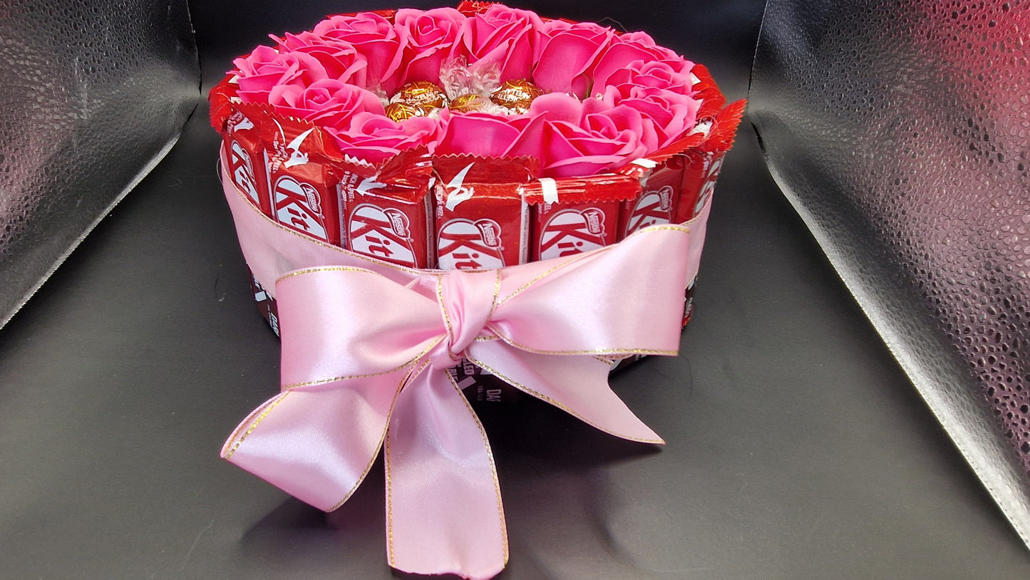 Luxury Chocolate awith Soap Flower Cake /sweet gifts