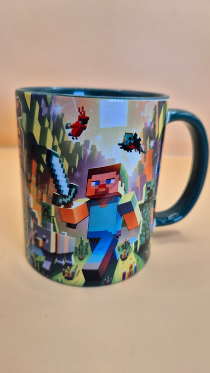 Minecraft-Themed Mugs – 20 Full-Color Designs!  11 oz sublimation mugs
