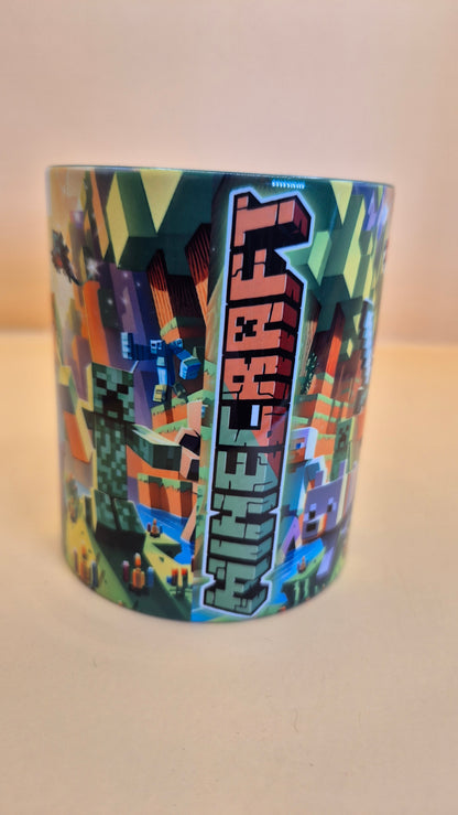 Minecraft-Themed Mugs – 20 Full-Color Designs!  11 oz sublimation mugs