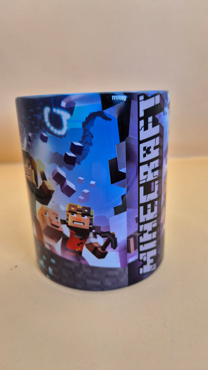Minecraft-Themed Mugs – 20 Full-Color Designs!  11 oz sublimation mugs