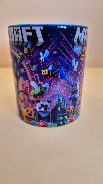 Minecraft-Themed Mugs – 20 Full-Color Designs!  11 oz sublimation mugs