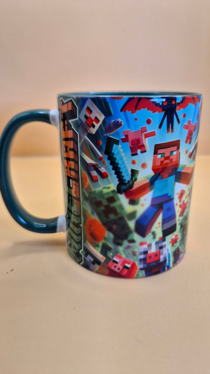 Minecraft-Themed Mugs – 20 Full-Color Designs!  11 oz sublimation mugs