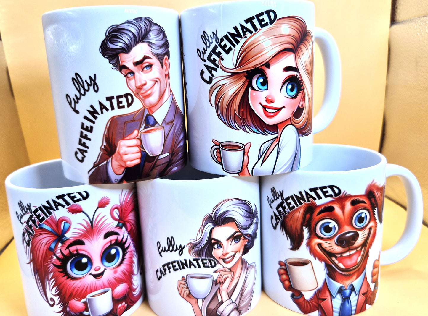 Sarcastic Coffee Mug – Funny Sublimation Wrap | Customizable with Name