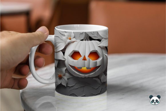 Halloween Sublimation Mug 3d