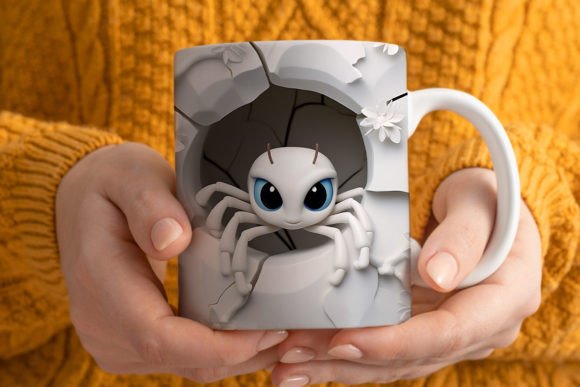 Halloween Sublimation Mug 3d